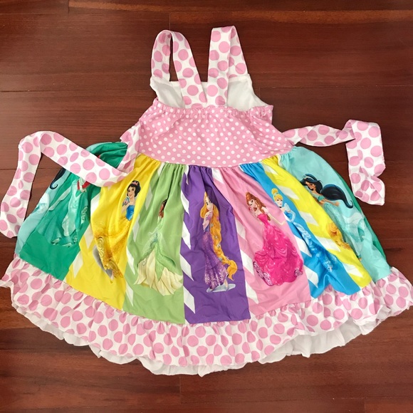 Princess Belle Aurora Rapunzel cute twirl dress - Picture 6 of 6